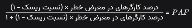 فرمول سادهPAF 