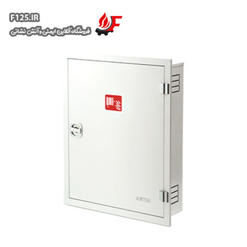 جعبه تک توکار سفید راست بازشو (بدون قرقره) 17*65*75