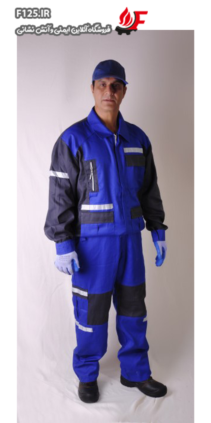 کاپشن شلوار سرمه ای آبی شالی سایز XL