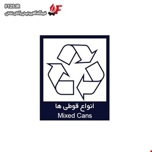 تابلو انواع قوطی ها
