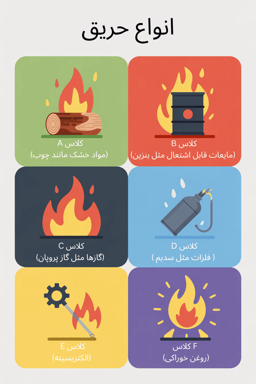 اینفوگرافیک انواع خریق